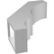 Ekena Millwork 3 1/2-in. W x 10-in. D x 14-in. H Balboa Architectural Grade PVC Knee Brace BRCP035X10X14BOA - alternate 3